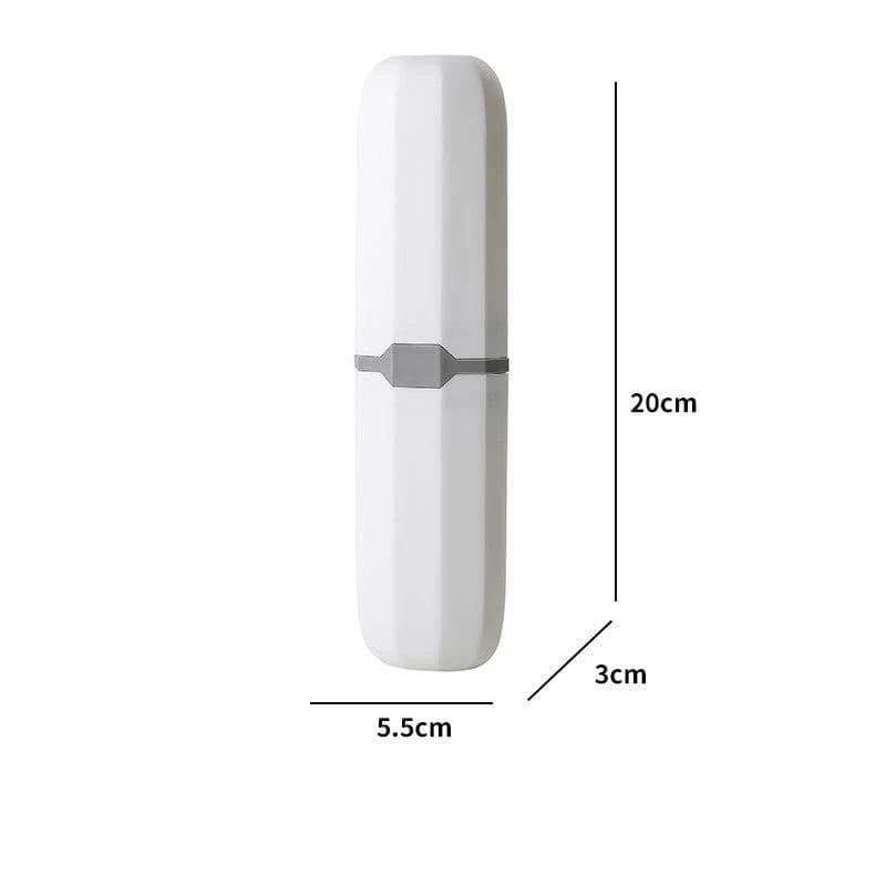image-Portable Toothpaste Toothbrush Protect Holder Case Travel Camping Storage Box Protect Toothbrush Toothpaste from Dirt and Damage