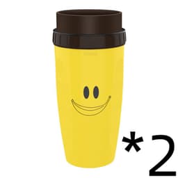 image-No Cover Twist Cup Travel Portable Cup Double Insulation Tumbler Straw Sippy Water Bottles Portable For Children Adults