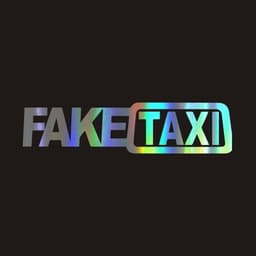 image-Fake Taxi Drifting Sign Funny Car Sticker