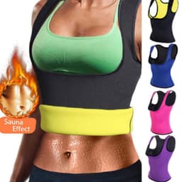 image-Women Neoprene Shaperwear Waist Traine Push Up Vest Tummy Belly Girdle Body Shaper Waist Cincher Corset