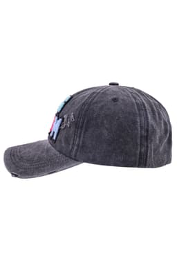 image-Black DOG MOM Baseball Cap - Cotton, Breathable, Cute Design