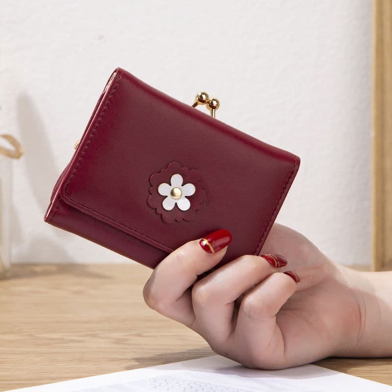 image-Women's Short Casual Simple Mini Student Cute Animal Kitten Wallet