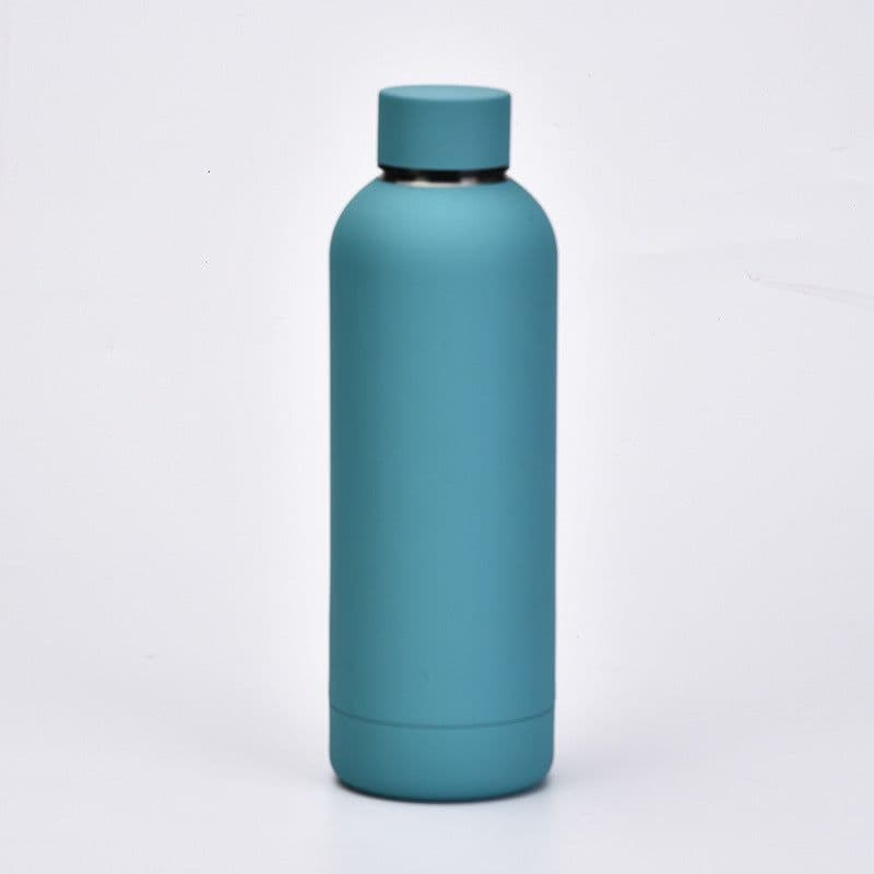 image-Portable Sports Water Cup Rubber Paint Insulation Cup