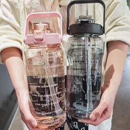 image-Large Plastic Cup Portable Water Bottle