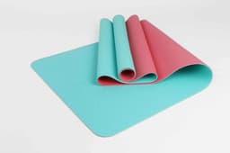image-2-Tone TPE Yoga Mat 24" x 68" x 4mm Non-Slip