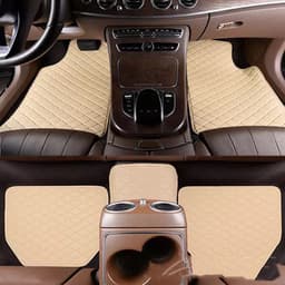 image-Universal Right Rudder Foot Pad Leather Quilted Embroidered Full Surround