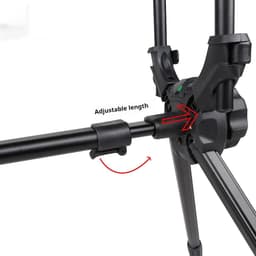 image-Fishing Rod Bracket Aluminum Alloy Main Body Quick And Portable Installation Fishing