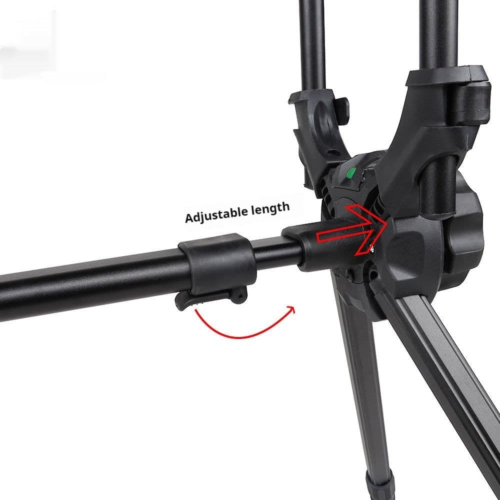 image-Fishing Rod Bracket Aluminum Alloy Main Body Quick And Portable Installation Fishing