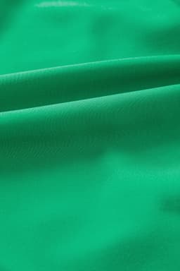 image-Bright Green V Neck Puff Sleeve High Waist Tiered Maxi