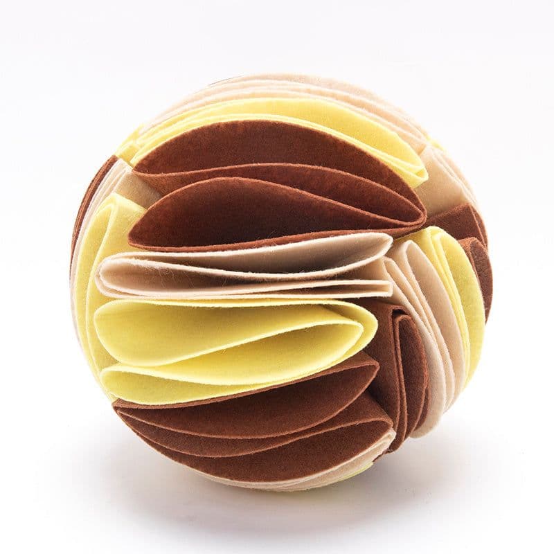 image-Foldable Dog Snuffle Ball Dog Training Toys Increase IQ Pet Cat Training Games Feeding Intelligence Toy