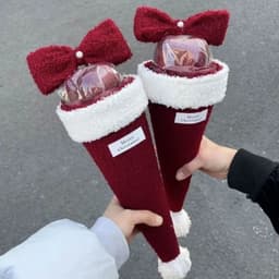 image-Christmas Gift Christmas Eve Single Bow Christmas Eve Fruit Bouquet
