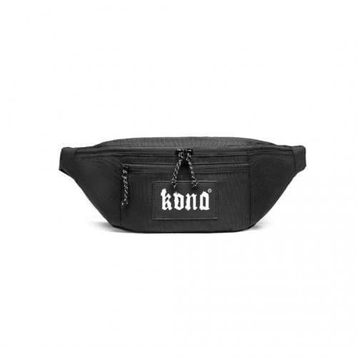image-EA2136 - Kono Lightweight Fashion Sports Bum Bag For Men And Women - Black