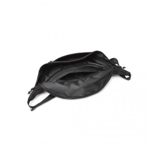 image-EA2136 - Kono Lightweight Fashion Sports Bum Bag For Men And Women - Black