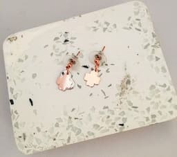image-Charms Earrings silver, gold and rose gold in 13 Charms Style.