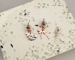image-Charms Earrings silver, gold and rose gold in 13 Charms Style.