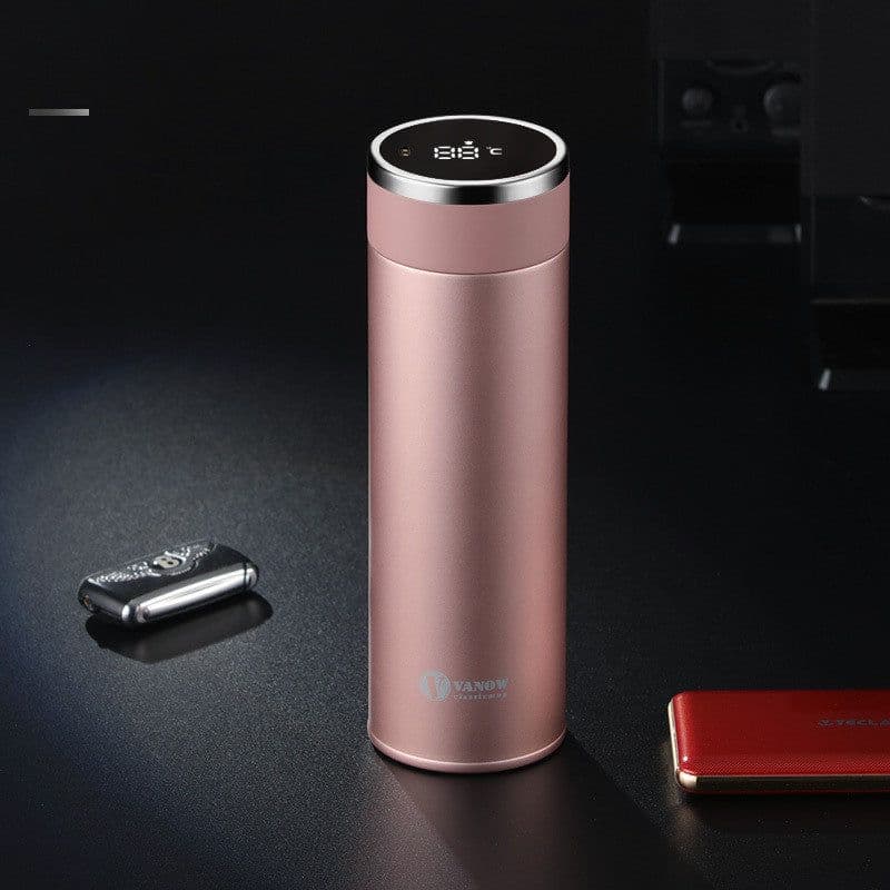 image-Smart Vacuum Cup Stainless Steel Car Portable Water Cup Tea Cup