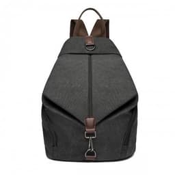image-EB2044 - Kono Fashion Anti-Theft Canvas Backpack - Black
