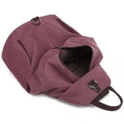 image-EB2044 - Kono Fashion Anti-Theft Canvas Backpack - Claret