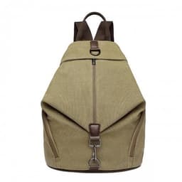 image-EB2044 - Kono Fashion Anti-Theft Canvas Backpack - Khaki