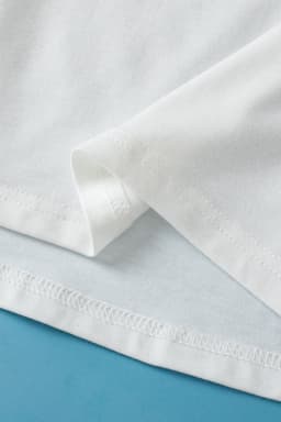 image-White Crew Neck Pleated Tank Top