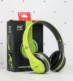 image-Wireless Headset Foldable Stereo Bass Bluetooth Headphones