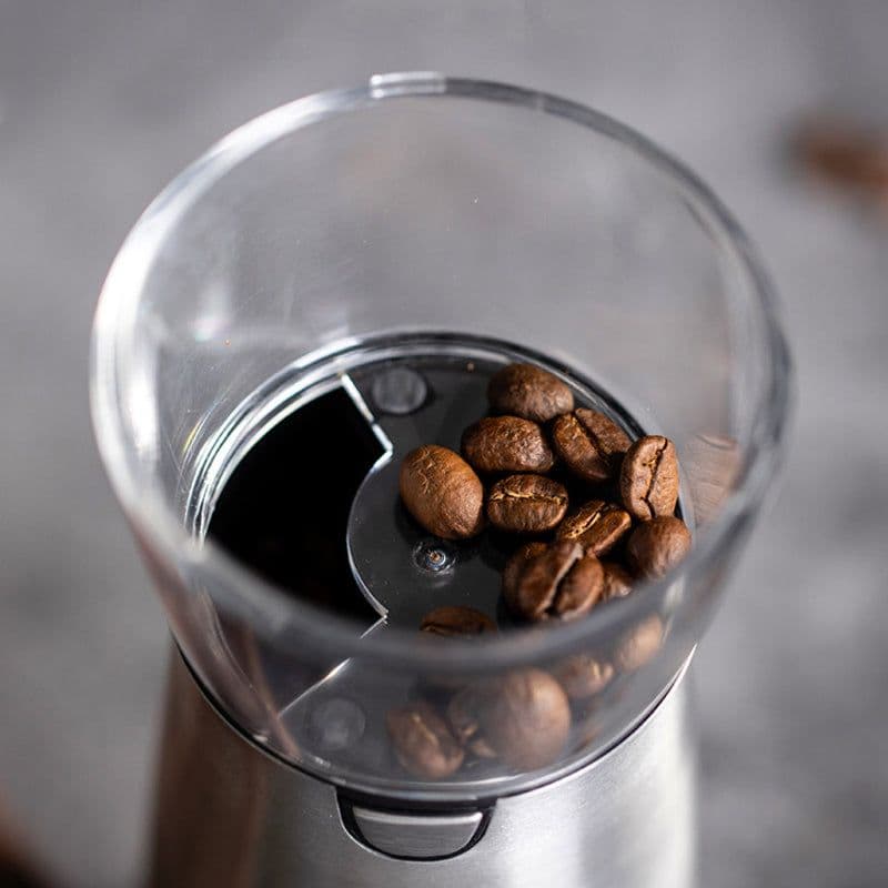 image-Electric Coffee Grinder Stainless Steel Hand Grinder