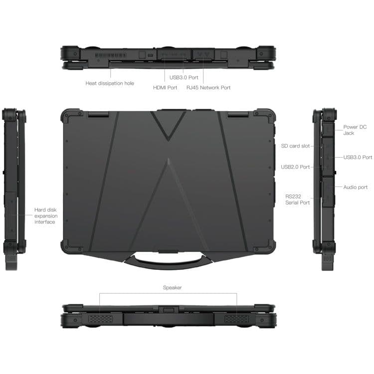 image-CENAVA EM-X15T Rugged Laptop, 16GB+256GB, 15.6 inch Windows11 Intel