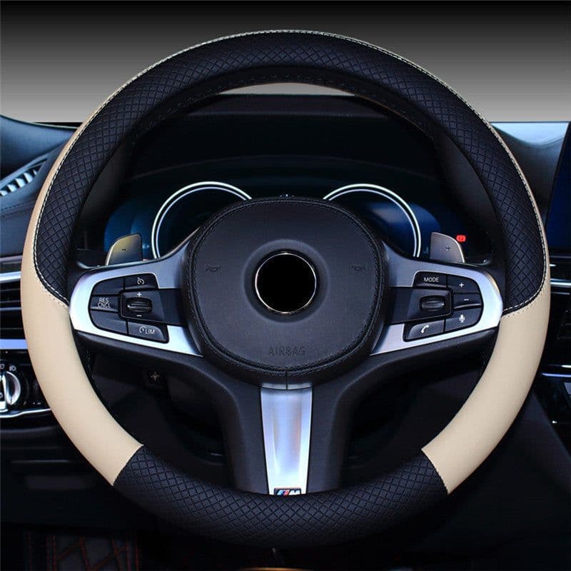 image-Car Steering Wheel Cover Non Slip Grip Cover