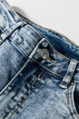 image-Myosotis High Rise Button Zip Fly Jeans - Medium Wash