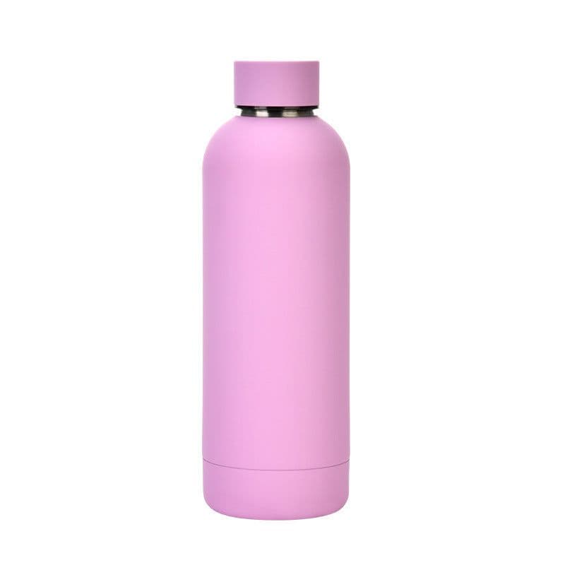 image-Portable Sports Water Cup Rubber Paint Insulation Cup