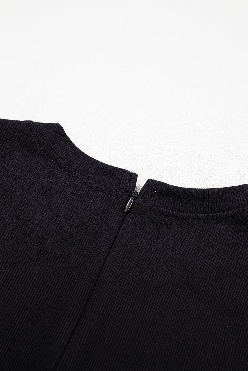 image-Black Cinched Waist Sleeveless Wide Leg Jumpsuit - Casual/Dressy