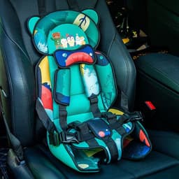 image-Child Safety Seat Car Convenient Dining Chair Removable And Washable Baby Safety Seat