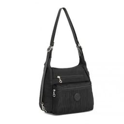 image-EH2063 - Kono Three Way Multipurpose Casual Shoulder Bag With Double Zippers - Black