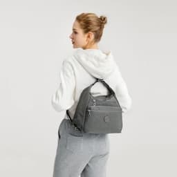 image-EH2063 - Kono Three Way Multipurpose Casual Shoulder Bag With Double Zippers - Navy