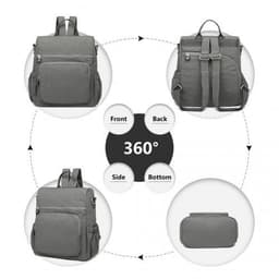 image-EH2107 - Kono Multi Way Anti-theft Waterproof Backpack Shoulder Bag - Grey