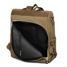 image-EH2107 - Kono Multi Way Anti-theft Waterproof Backpack Shoulder Bag - Khaki