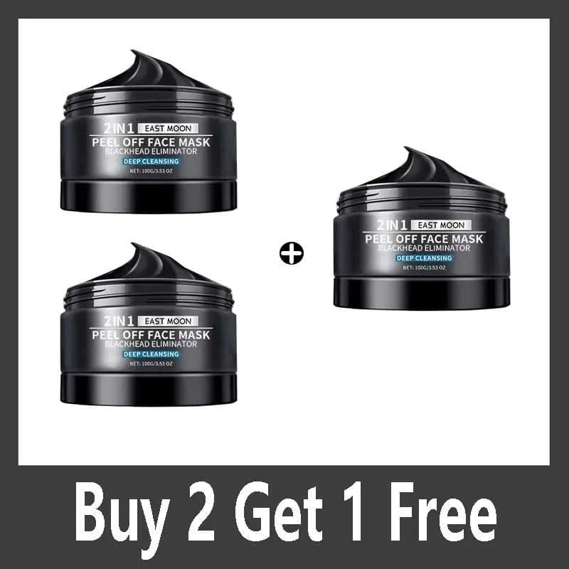 image-Bamboo Charcoal Blackhead Remover Mask Purifying Shrink Pore Deep Cleansing Oil Control Exfoliator Peel Mud Mask Skin Care