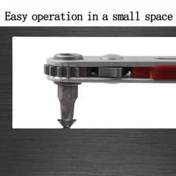 image-Multifunctional Bidirectional Forward and Reverse Ratchet Screwdriver Elbow Flat Head Wrench Cross Screwdriver Slotted Tool