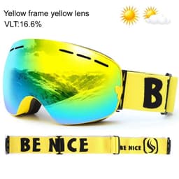 image-UV400 Double Layers Anti-fog Ski Goggles Lens Ski Mask Glasses Skiing Snow Snowboard Eyewear Mirror Polarize Goggles for Men