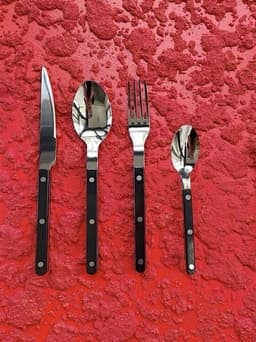 image-Elegant Modern Nordic Flatware Set Of 8 ( $4.9 Each ) - Bistrot Rivet