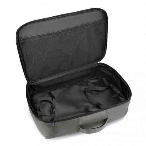 image-EM2207 - Kono Multifunctional Portable Travel Backpack Cabin Luggage Bag - Grey