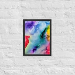 image-Abstract Framed poster
