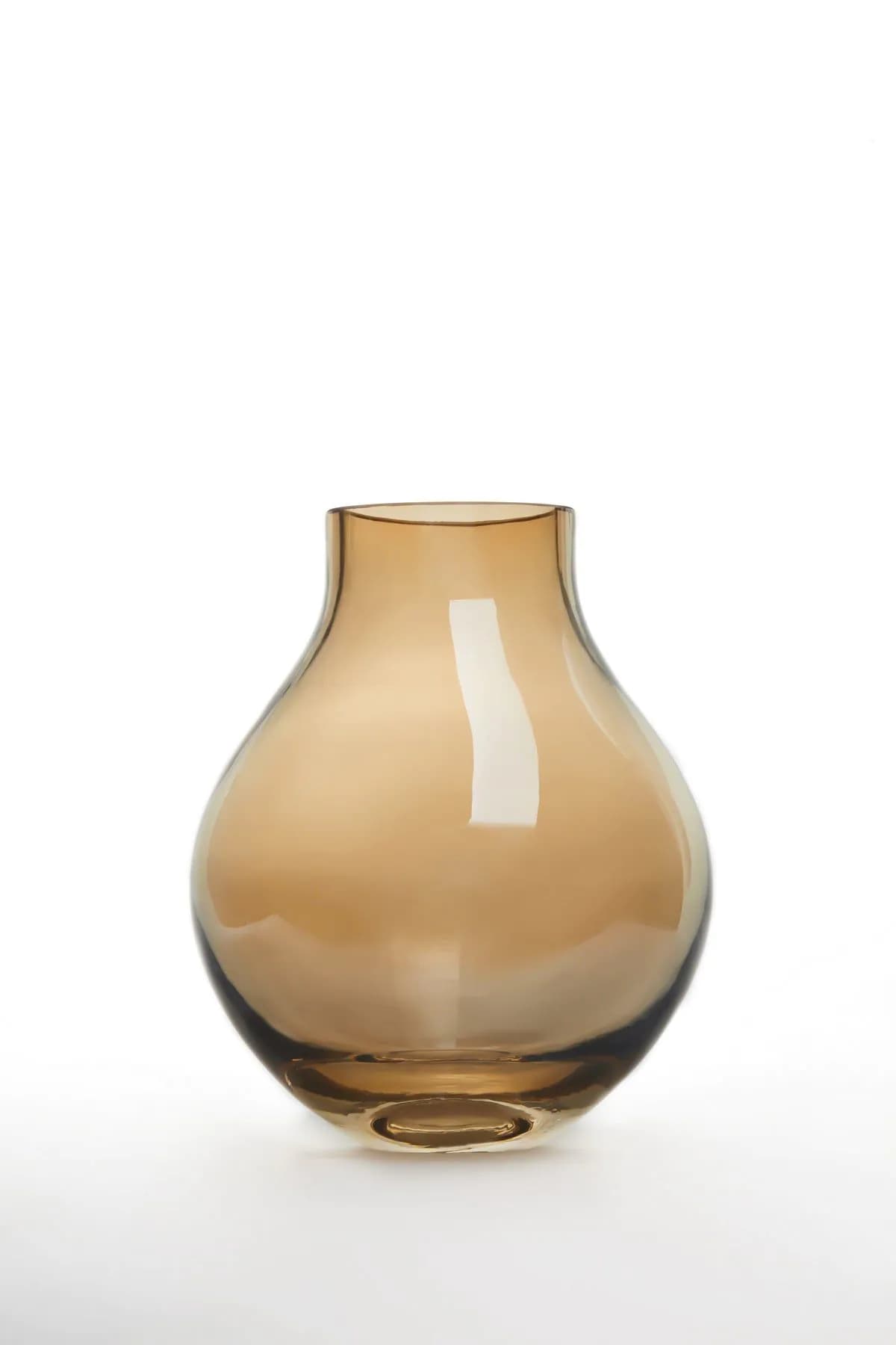 image-modern luxury glass vase, electroplated, bulb design, series: ENVIE