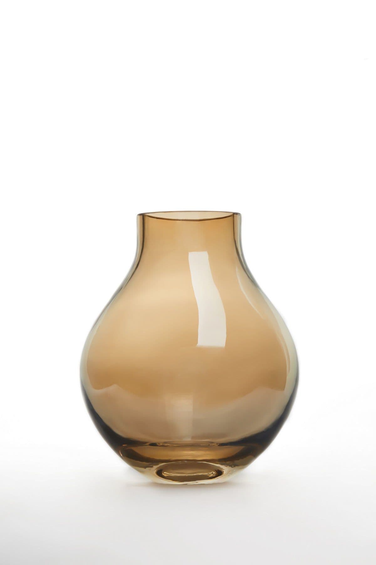 image-modern luxury glass vase, electroplated, bulb design, series: ENVIE
