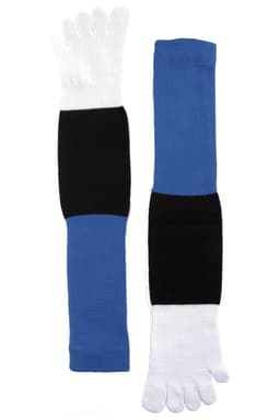 image-ESTONIA flag colour toe socks for women