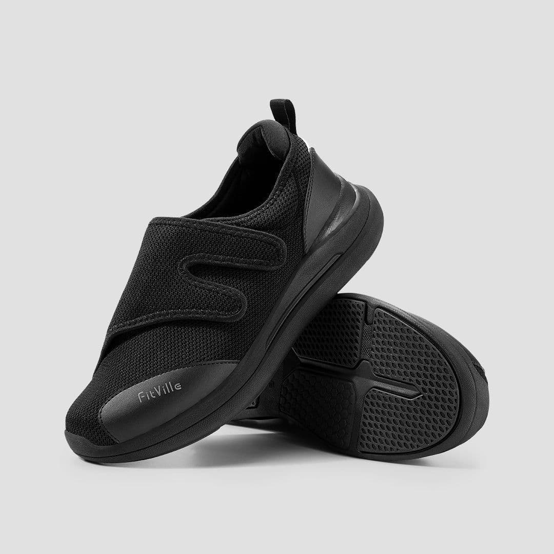 image-FitVille Men's EasyTop Diabetic Shoes V1