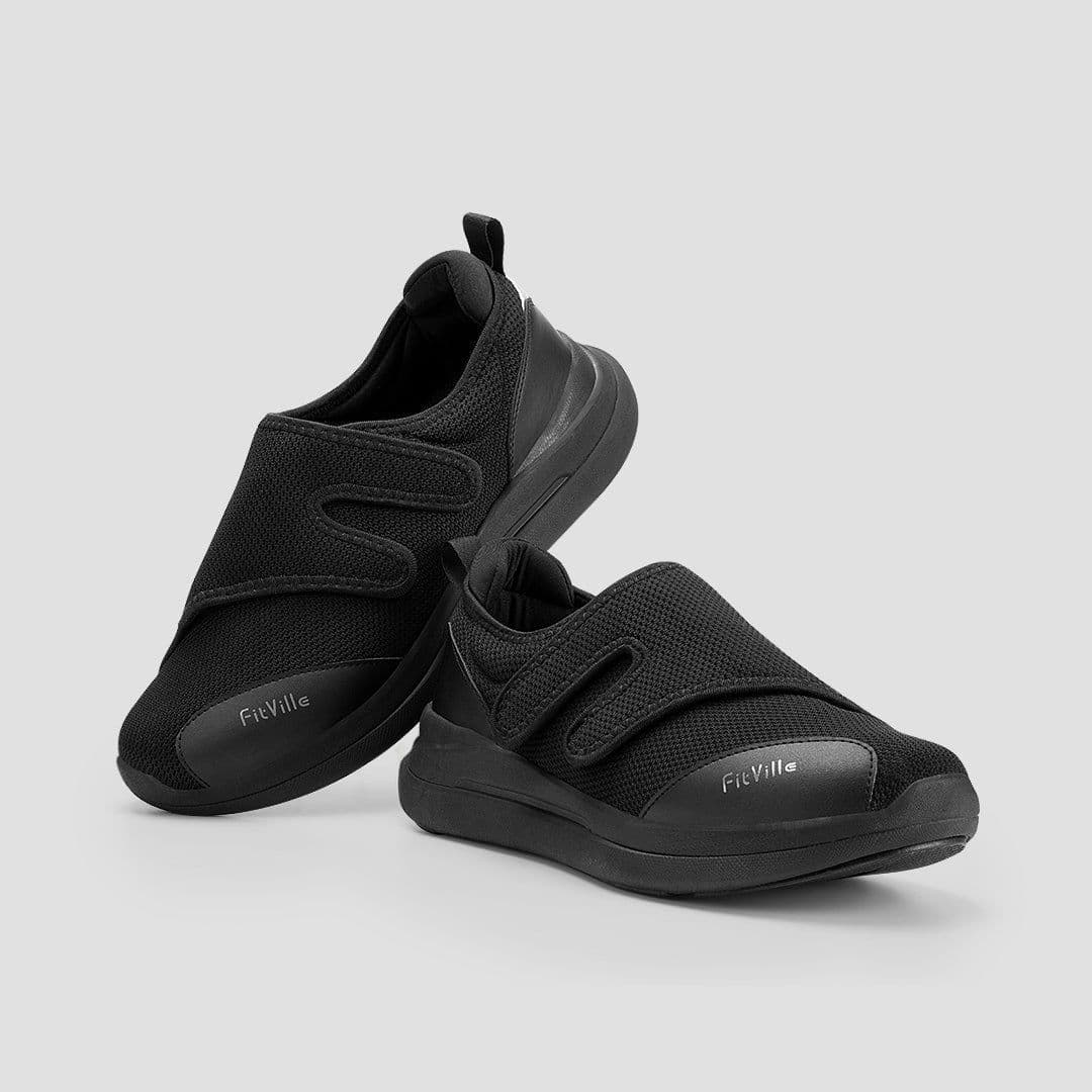 image-FitVille Men's EasyTop Diabetic Shoes V1