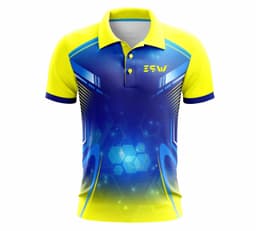 image-Men's Sports Jersey Polo Neck T-Shirt Workout Jersey