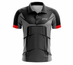 image-Men's T-Shirt for Sports Men Polyester Sublimation Color Black