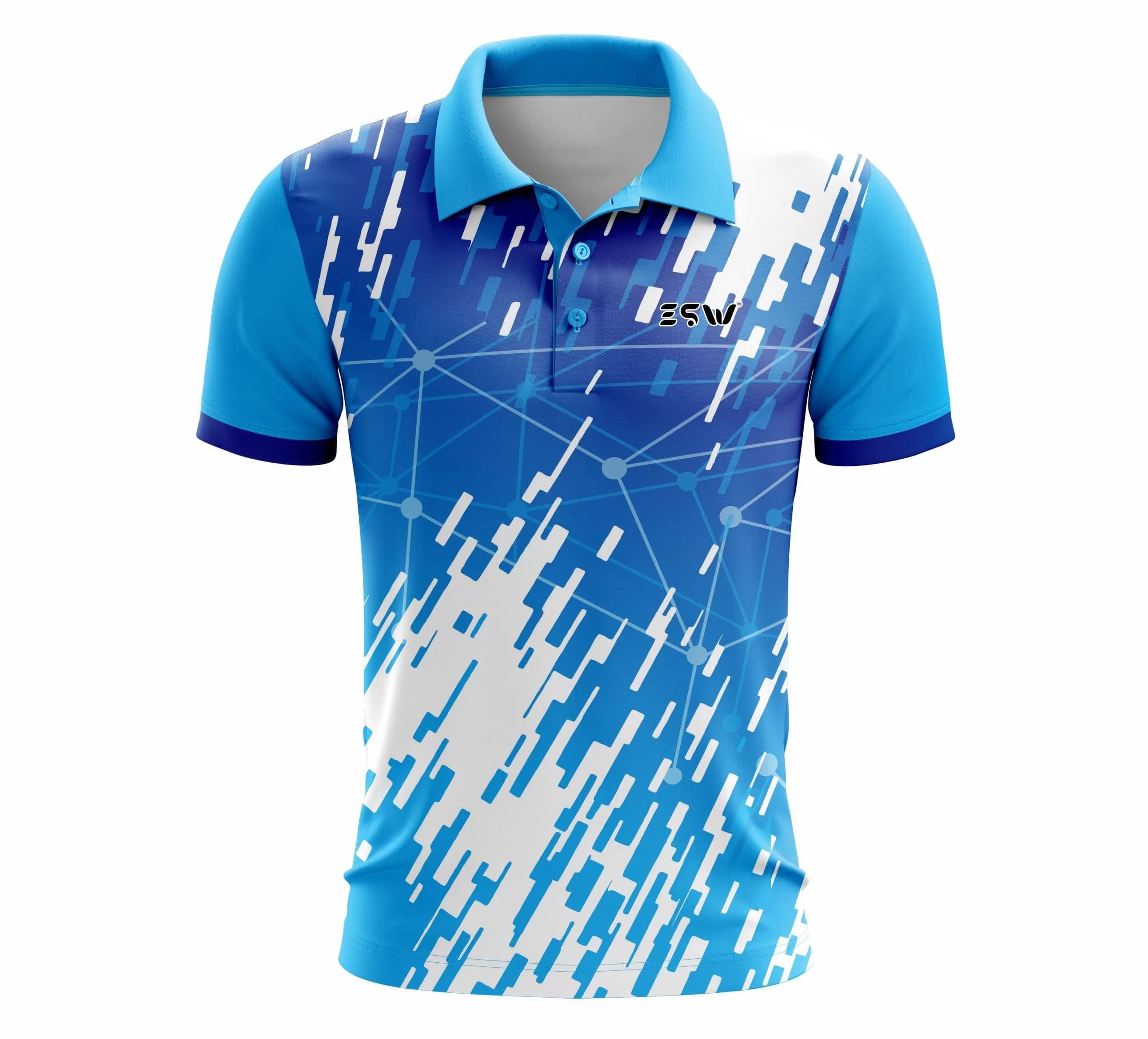 image-Sports Polo Tshirts Shirts for Men Lightweight Cricket TShirt
